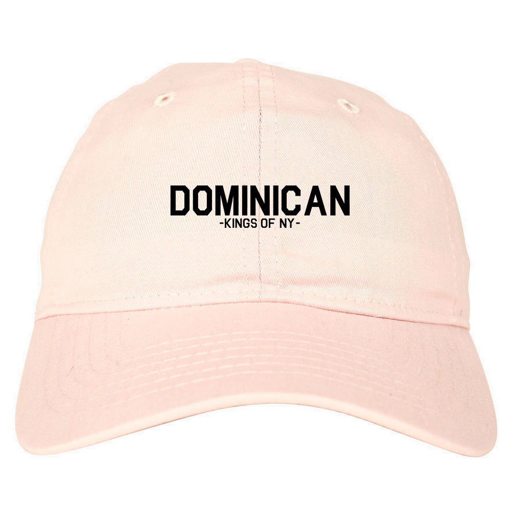 Dominican Kings Of NY Mens Dad Hat Baseball Cap Pink