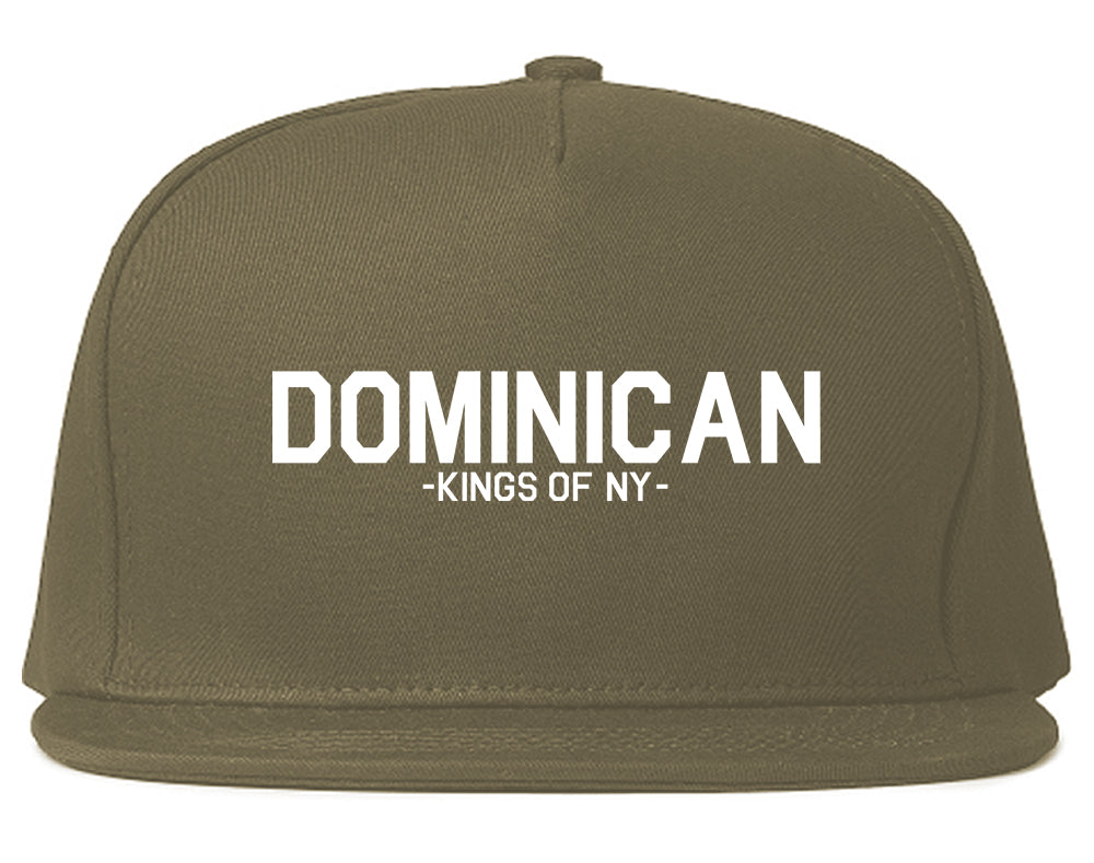 Dominican Kings Of NY Mens Snapback Hat Grey