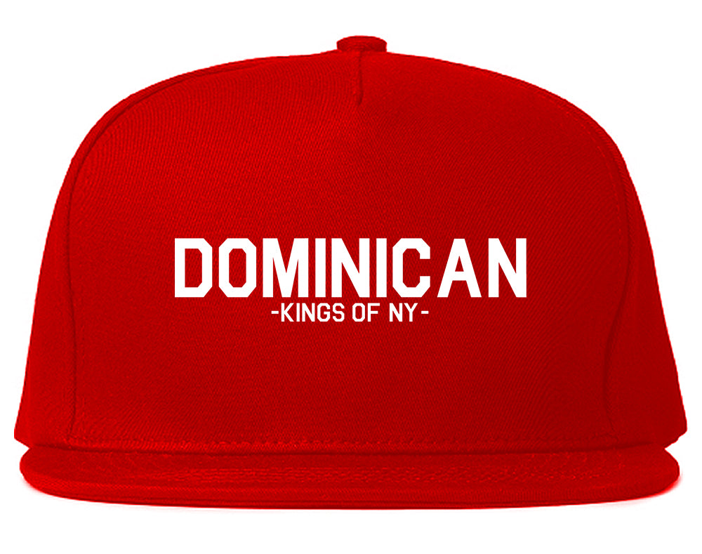 Dominican Kings Of NY Mens Snapback Hat Red