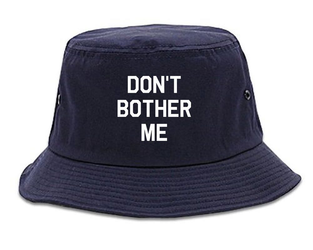 Dont_Bother_Me Mens Blue Bucket Hat by Kings Of NY