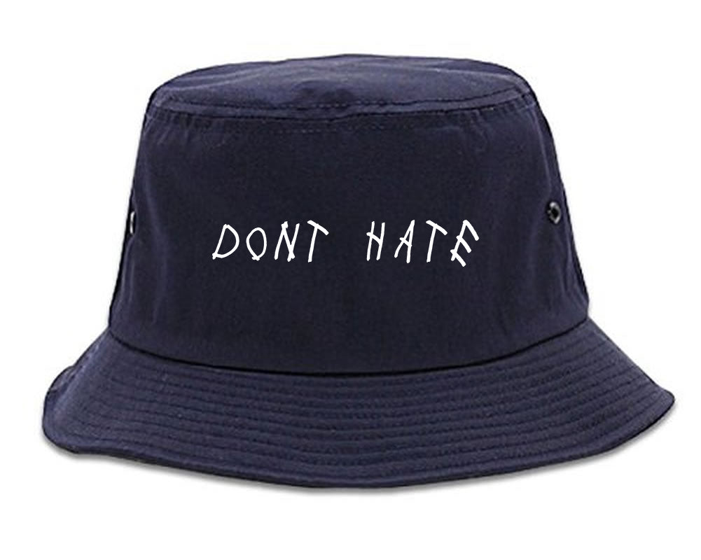 Dont_Hate Mens Blue Bucket Hat by Kings Of NY