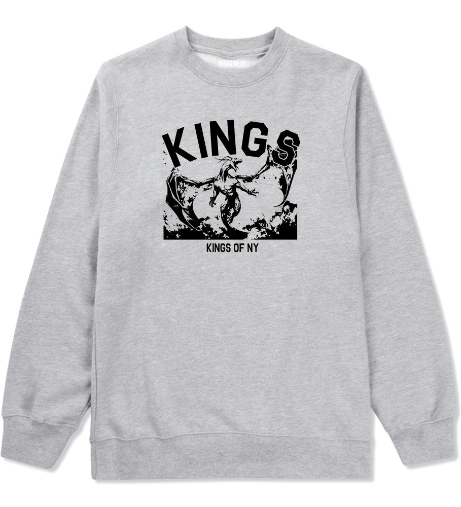 Dragon Kings Crewneck Sweatshirt in Grey