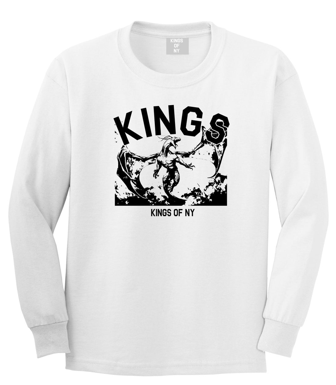 Dragon Kings Long Sleeve T-Shirt in White