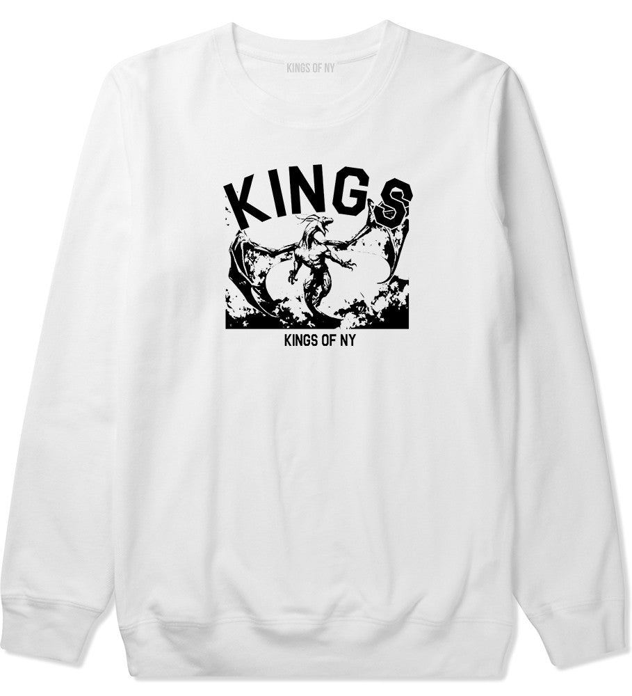 Dragon Kings Crewneck Sweatshirt in White