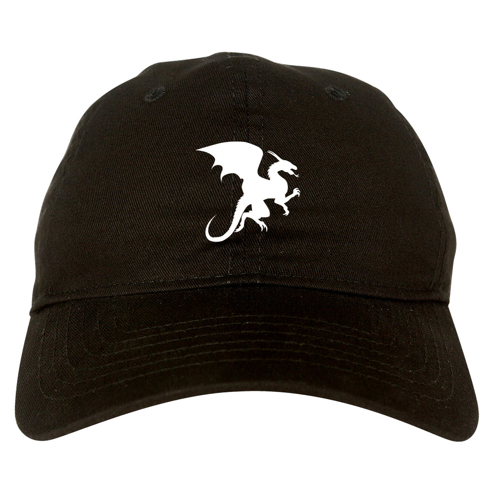 Dragon Mens Black Snapback Hat by Kings Of NY