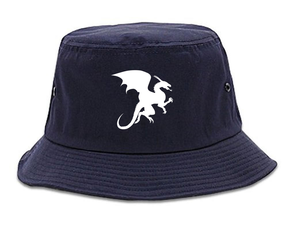 Dragon Mens Blue Bucket Hat by Kings Of NY