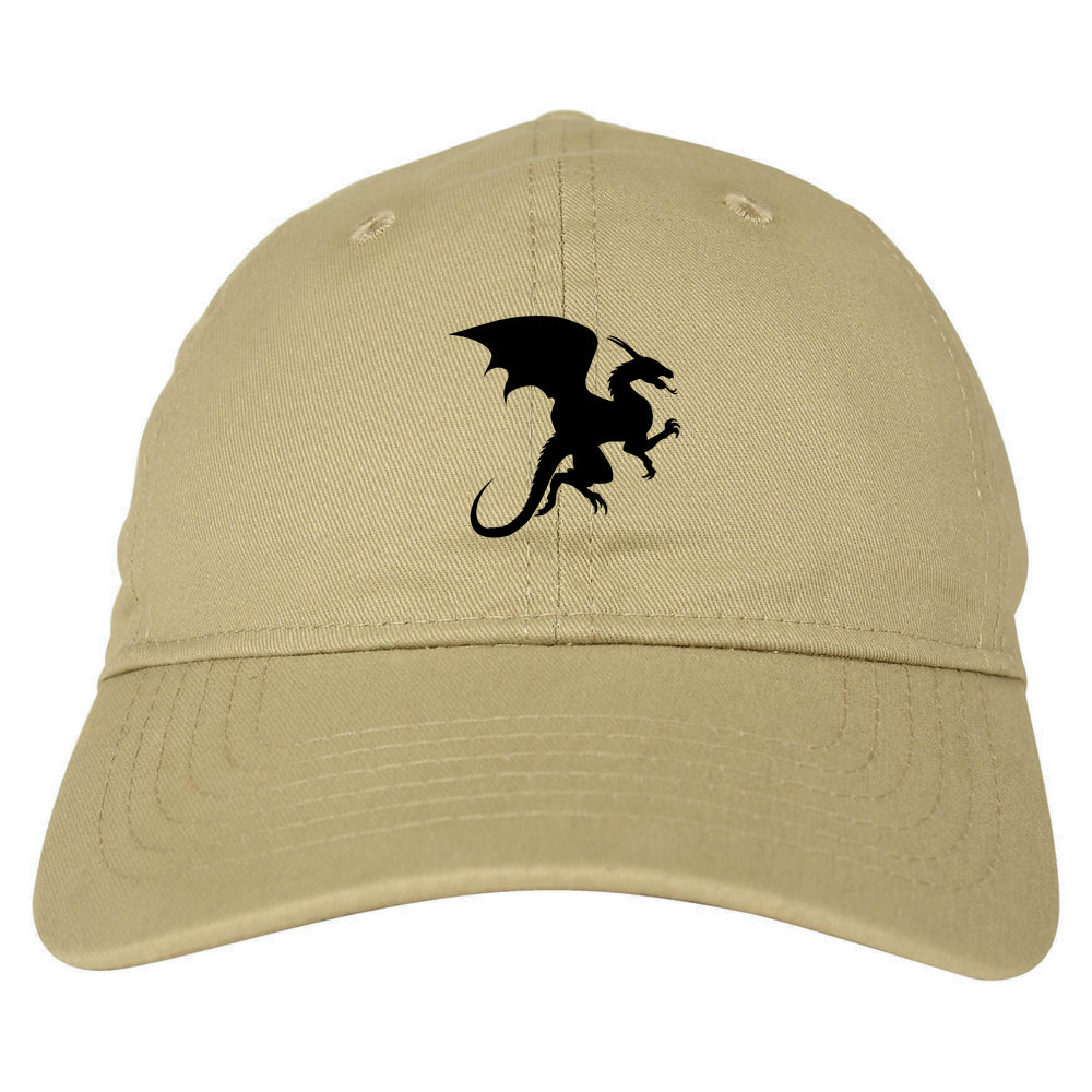 Dragon Mens Tan Snapback Hat by Kings Of NY