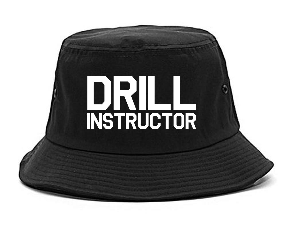 Drill_Instructor Mens Black Bucket Hat by Kings Of NY