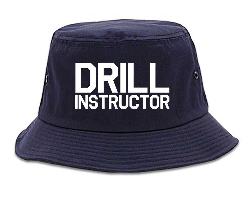 Drill_Instructor Mens Blue Bucket Hat by Kings Of NY