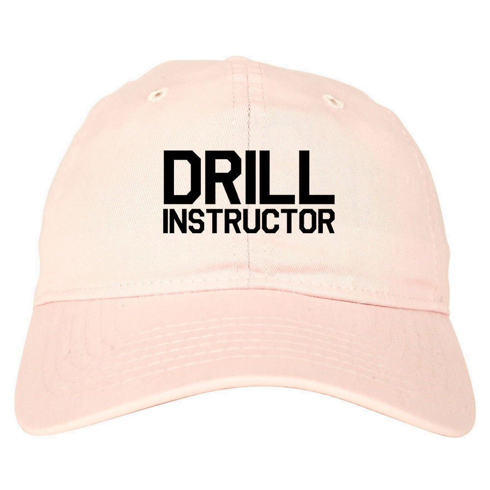 Drill_Instructor Mens Pink Snapback Hat by Kings Of NY