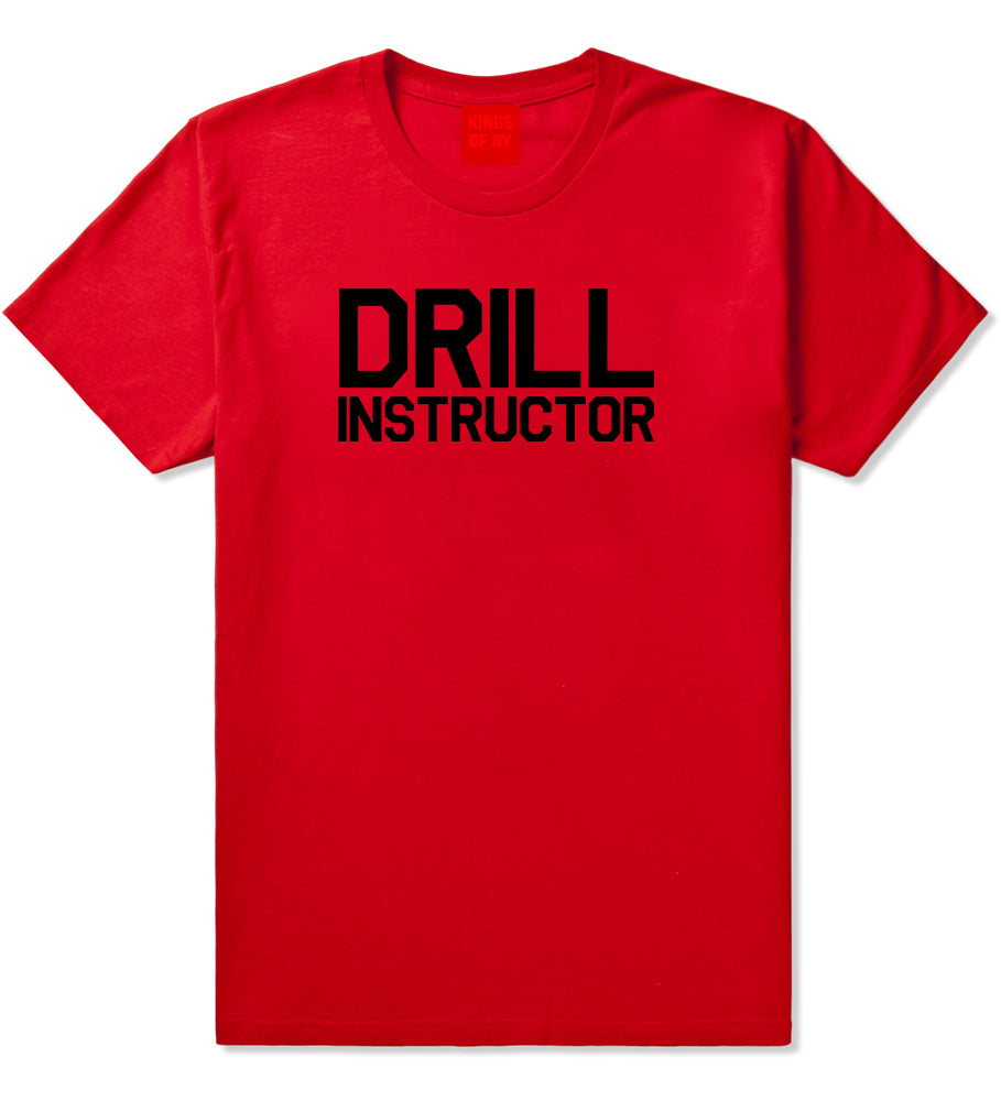 Drill_Instructor Mens Red T-Shirt by Kings Of NY