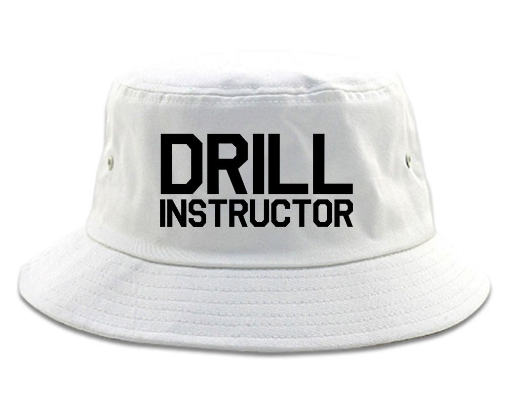 Drill_Instructor Mens White Bucket Hat by Kings Of NY