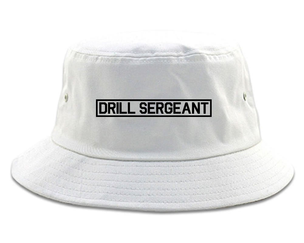 Drill_Sergeant_Sgt Mens White Bucket Hat by Kings Of NY