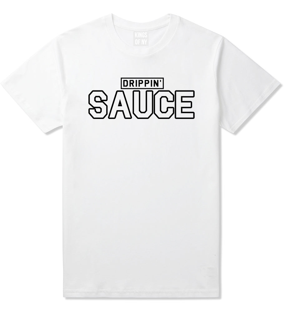 Drippin Sauce Mens T-Shirt White
