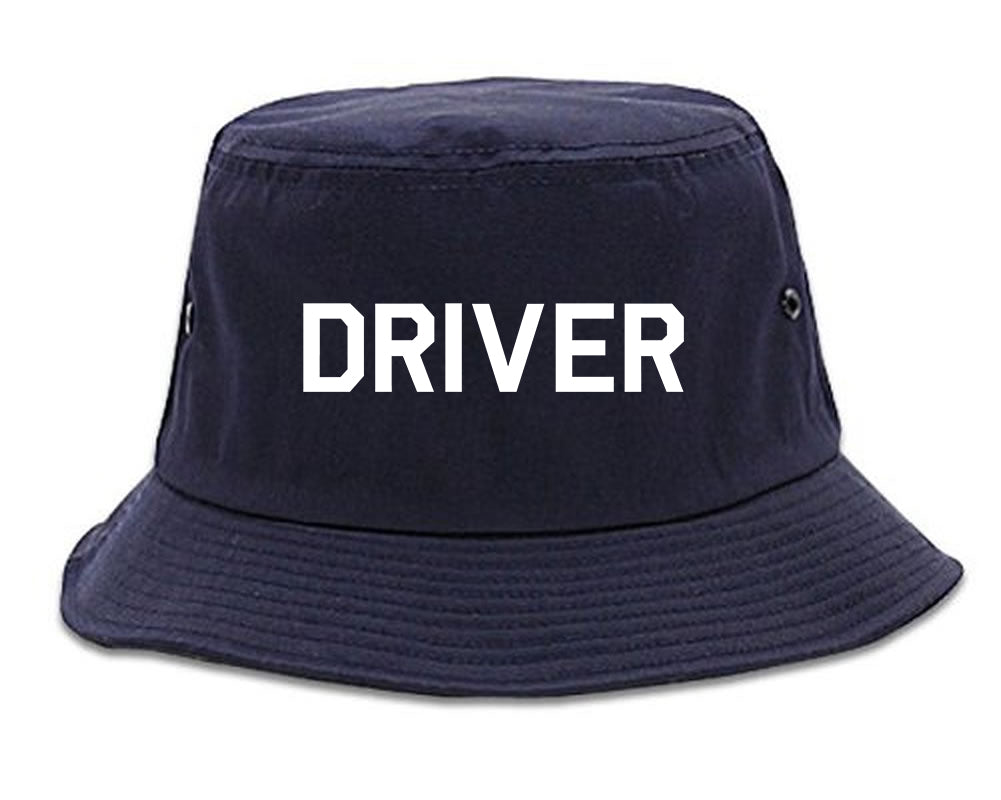 Driver_Drive Mens Blue Bucket Hat by Kings Of NY