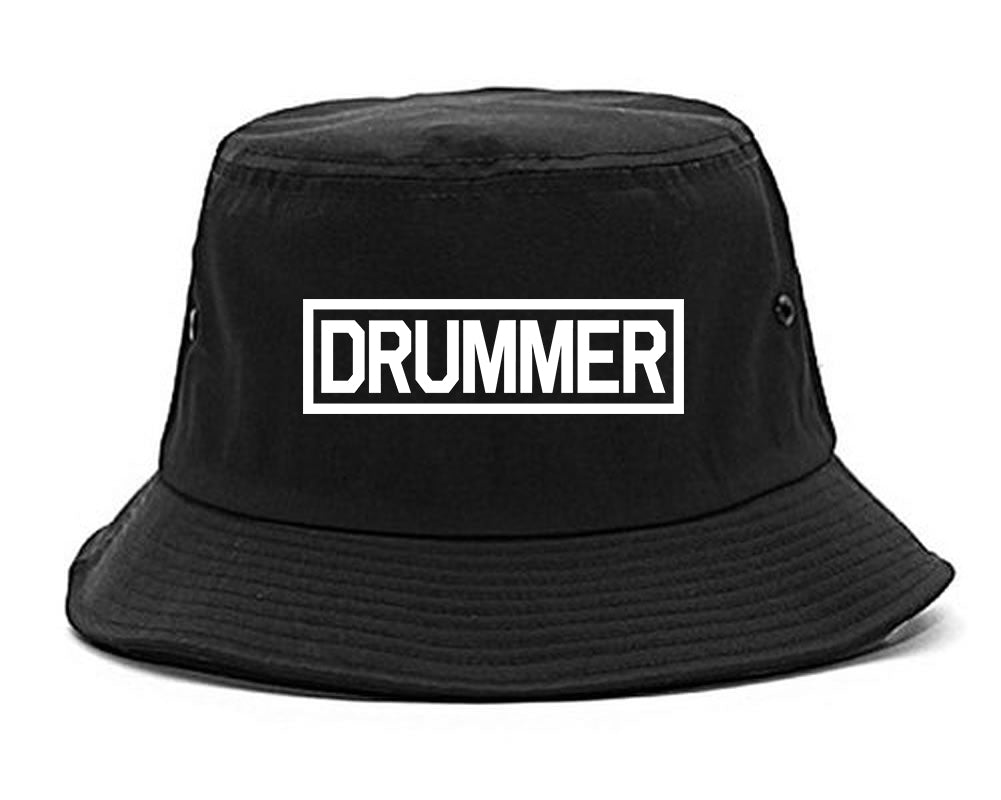 Drummer_Drum_Box Mens Black Bucket Hat by Kings Of NY