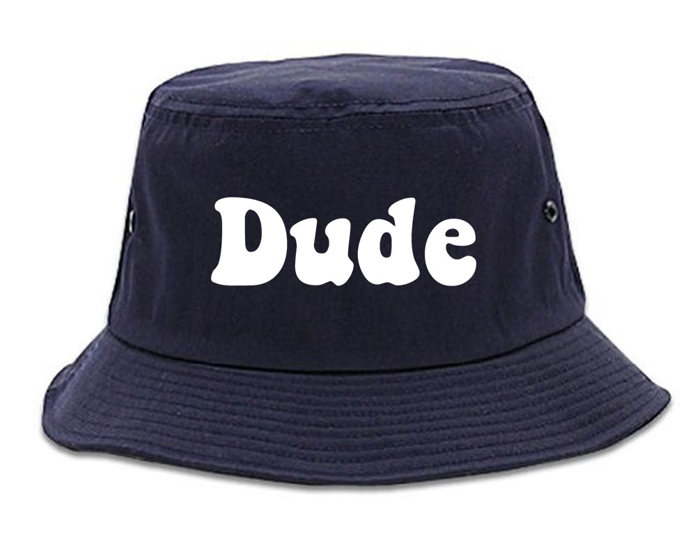 Dude_70s Mens Blue Bucket Hat by Kings Of NY