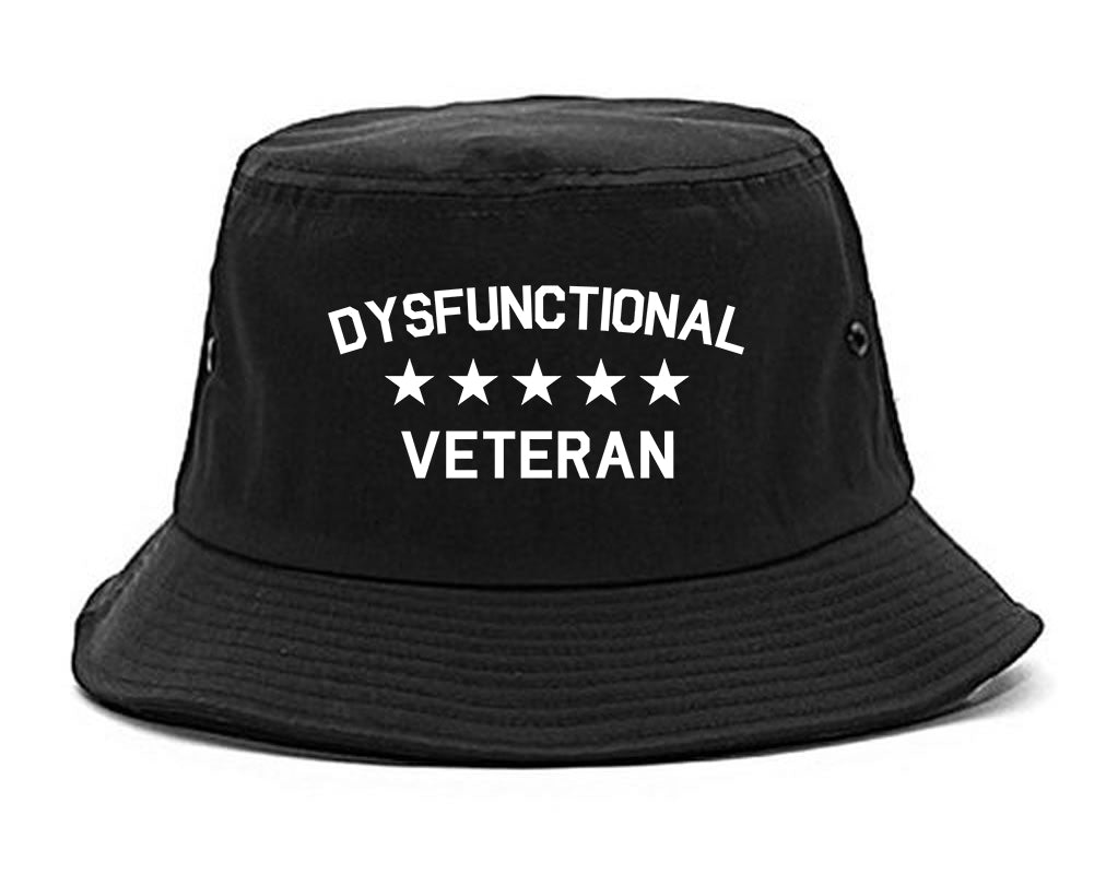 Dysfunctional Veteran Mens Snapback Hat Black