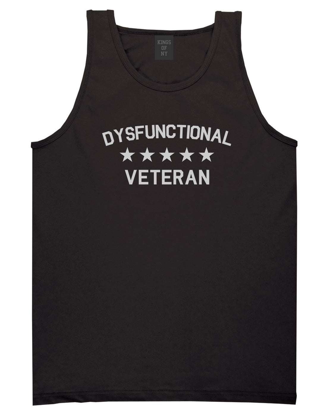 Dysfunctional Veteran Mens Tank Top Shirt Black