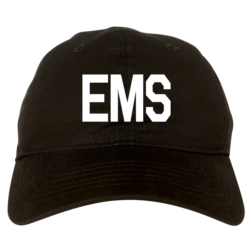 EMS_Emergency_Badge Mens Black Snapback Hat by Kings Of NY
