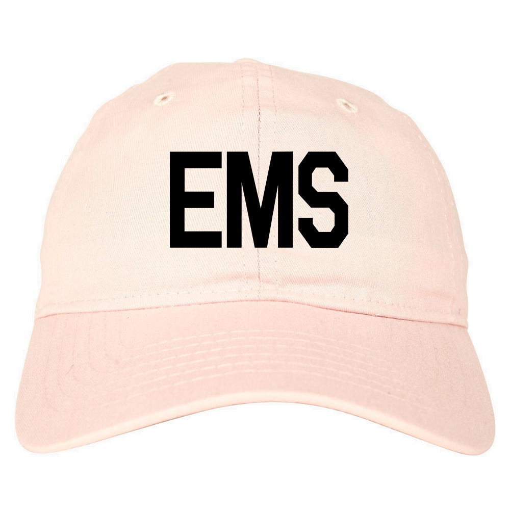 EMS_Emergency_Badge Mens Pink Snapback Hat by Kings Of NY