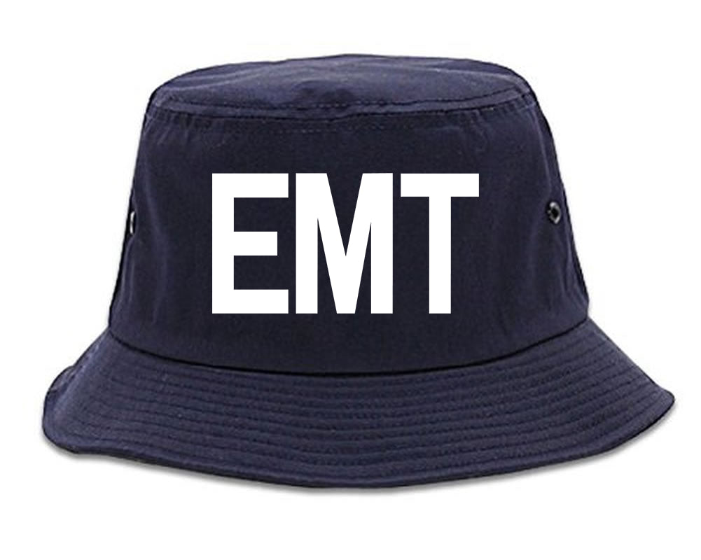 EMT_Emergency_Badge Mens Blue Bucket Hat by Kings Of NY