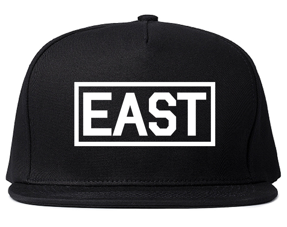East_Box_Logo Mens Black Snapback Hat by Kings Of NY