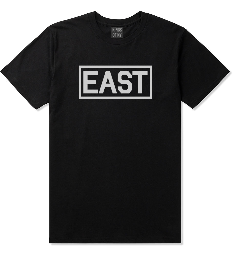 East_Box_Logo Mens Black T-Shirt by Kings Of NY