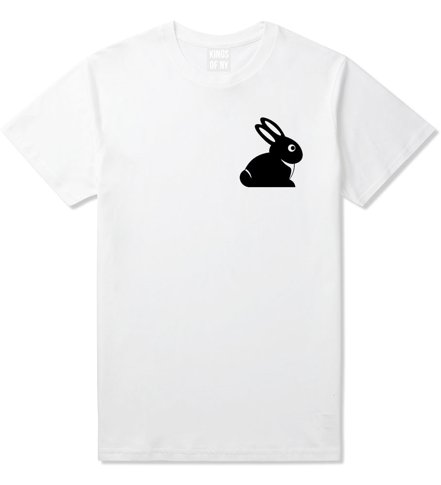 Easter_Bunny_Rabbit_Chest Mens White T-Shirt by Kings Of NY