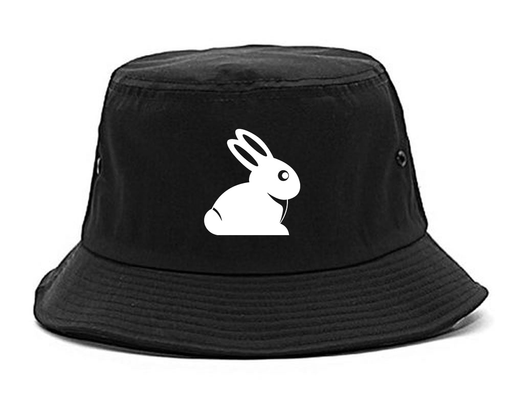 Easter_Bunny_Rabbit_Chest Mens Black Bucket Hat by Kings Of NY