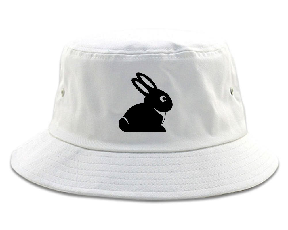 Easter_Bunny_Rabbit_Chest Mens White Bucket Hat by Kings Of NY