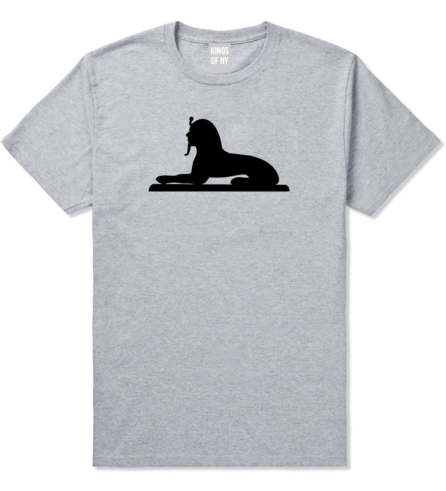 Egyptian Sphinx Mens T-Shirt Grey by Kings Of NY