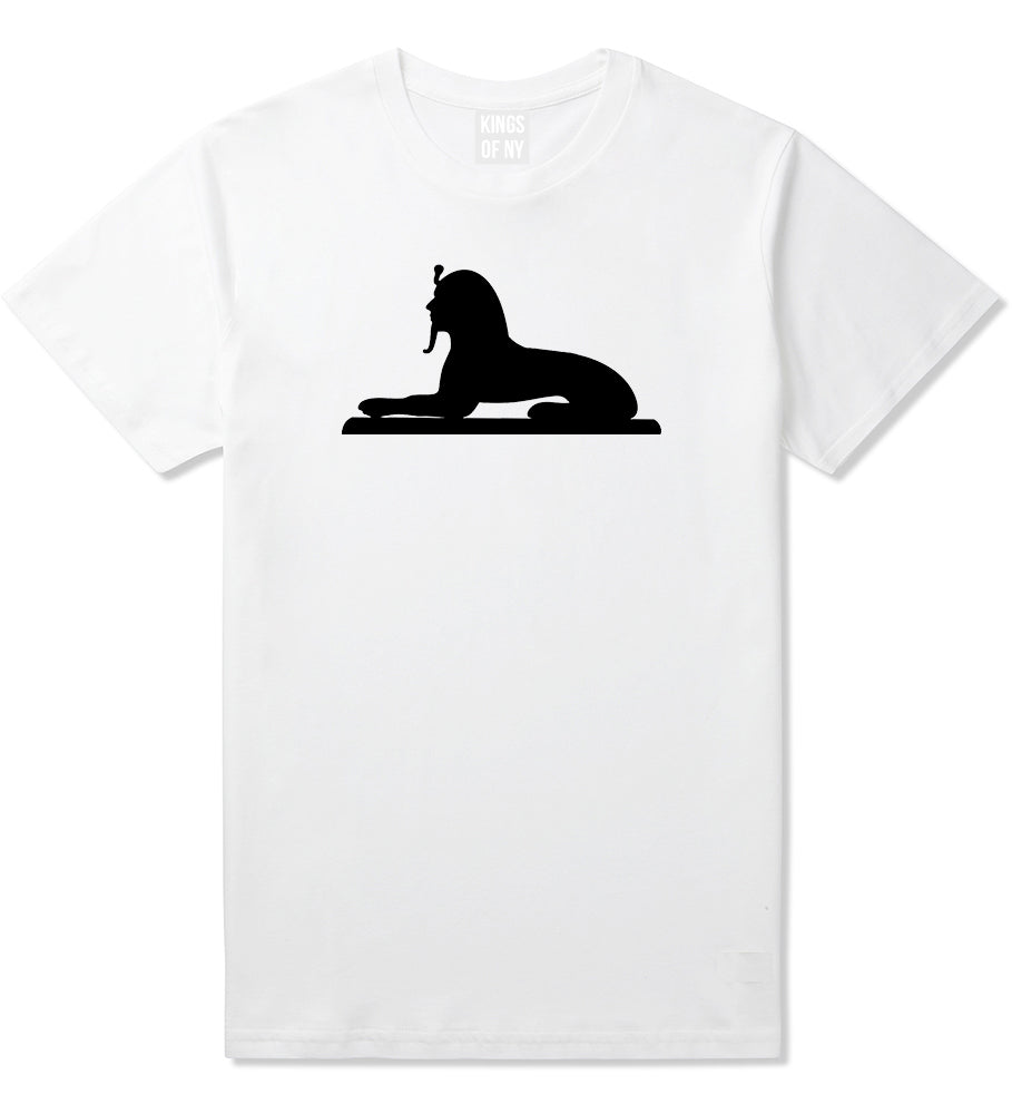 Egyptian Sphinx Mens T-Shirt White by Kings Of NY