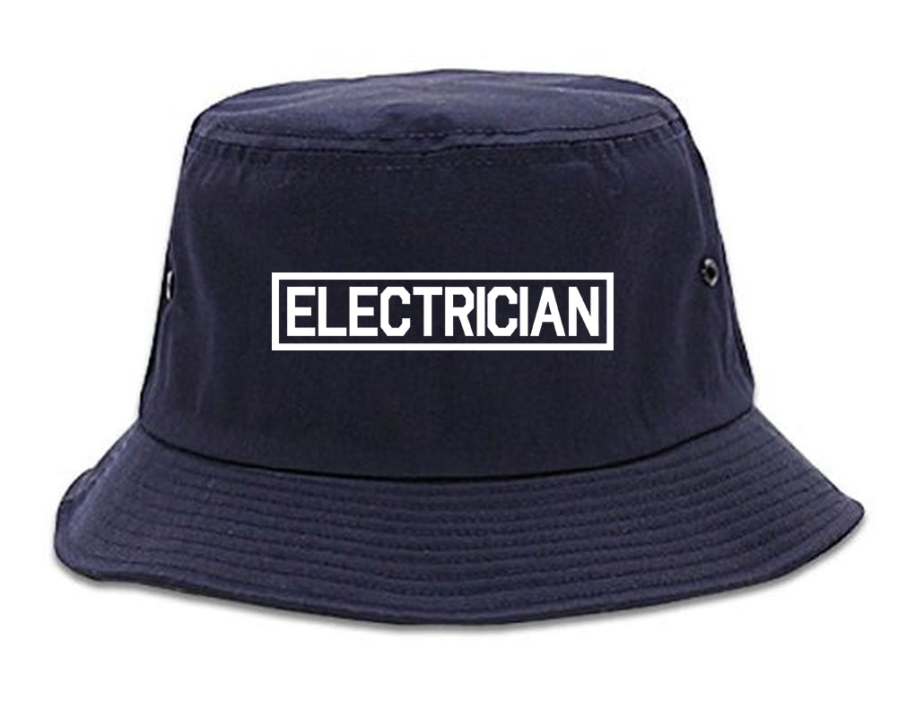 Electrician_Occupation Mens Blue Bucket Hat by Kings Of NY