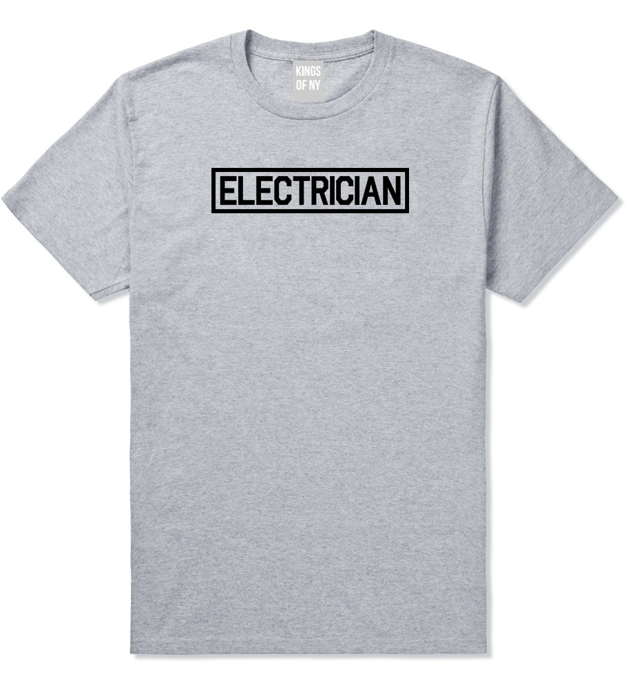 Electrician_Occupation Mens Grey T-Shirt by Kings Of NY