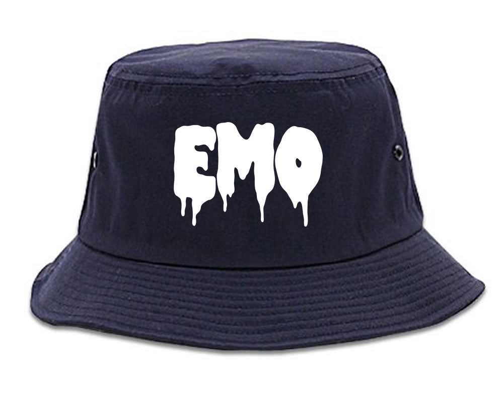 Emo_Goth Mens Blue Bucket Hat by Kings Of NY