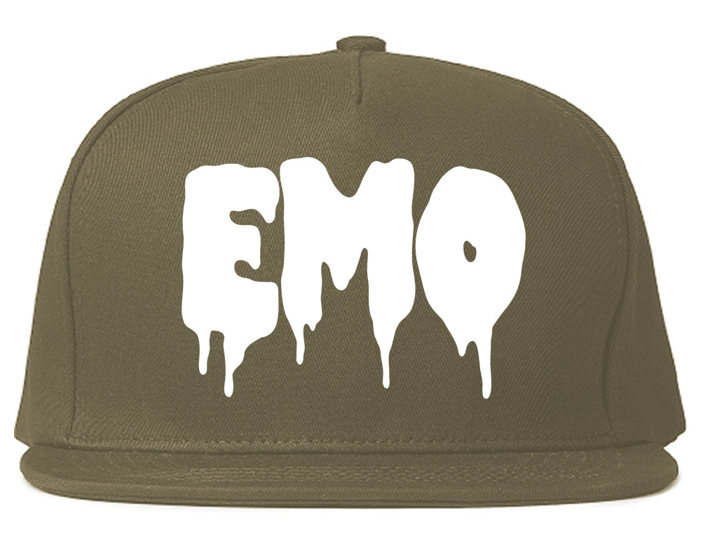 Emo_Goth Mens Grey Snapback Hat by Kings Of NY