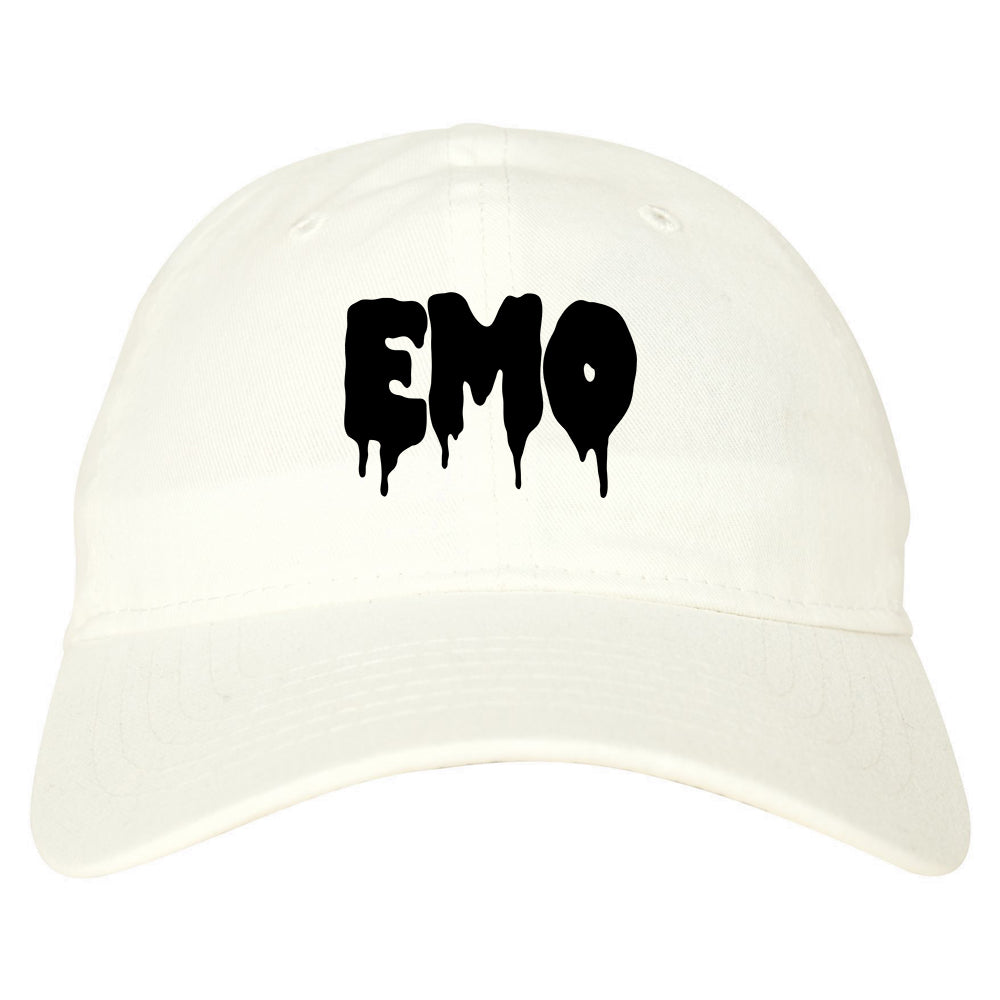Emo_Goth Mens White Snapback Hat by Kings Of NY