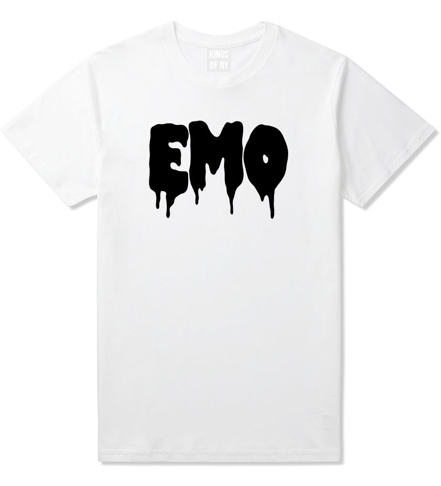 Emo_Goth Mens White T-Shirt by Kings Of NY
