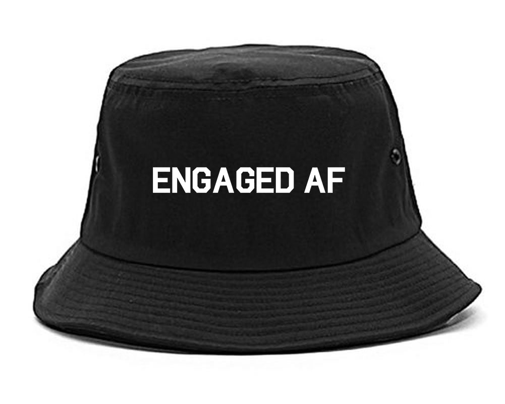 Engaged_AF_Fiance Mens Black Bucket Hat by Kings Of NY