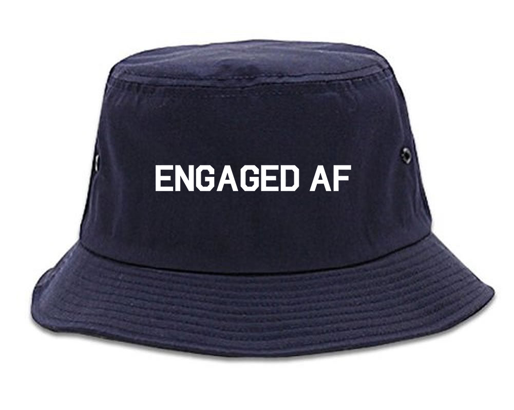Engaged_AF_Fiance Mens Blue Bucket Hat by Kings Of NY
