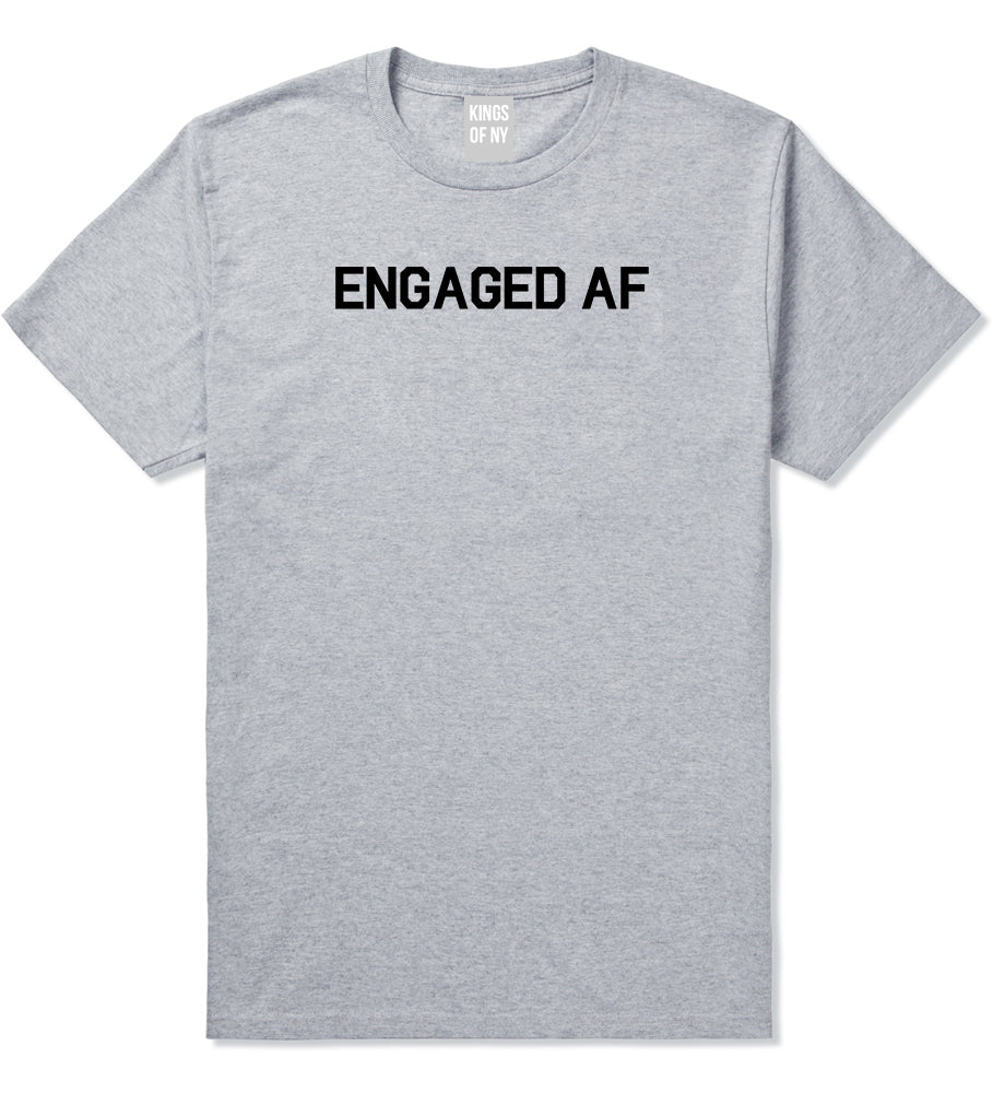 Engaged_AF_Fiance Mens Grey T-Shirt by Kings Of NY