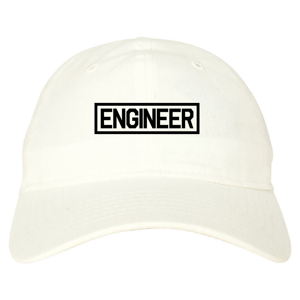 Engineer_Occupation_Job Mens White Snapback Hat by Kings Of NY