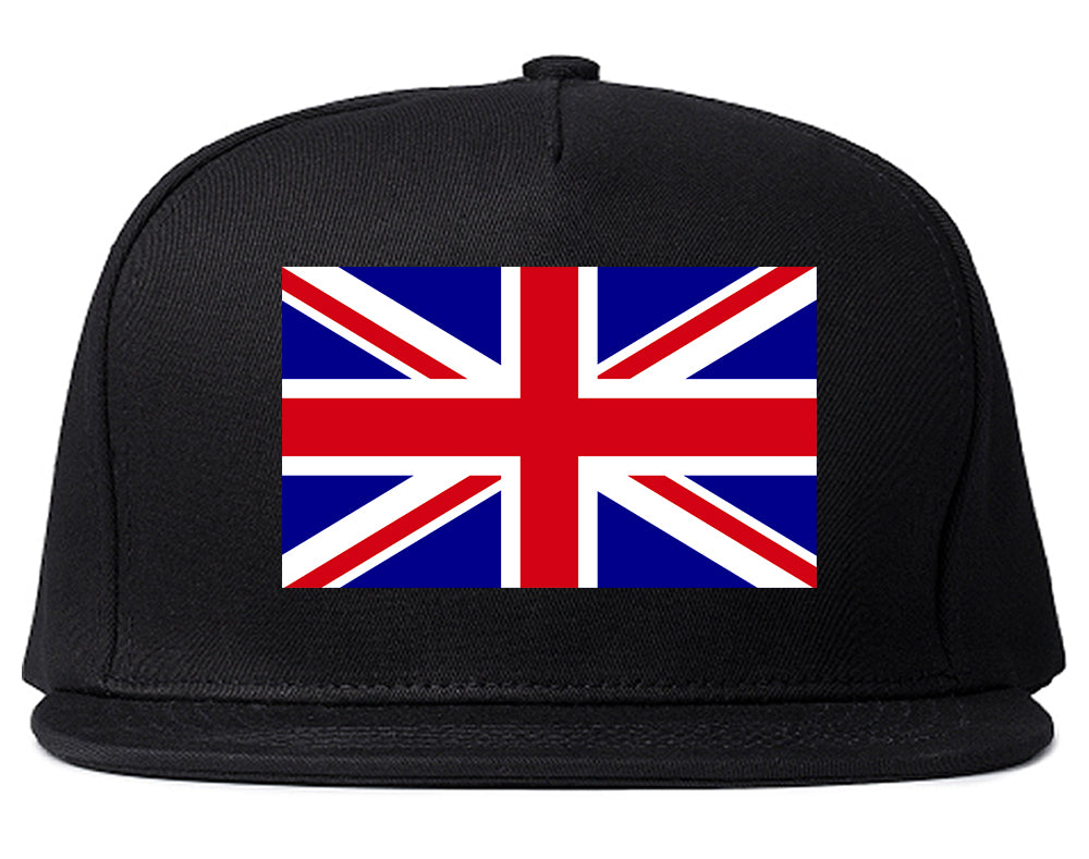 English_England_Flag Black Snapback Hat