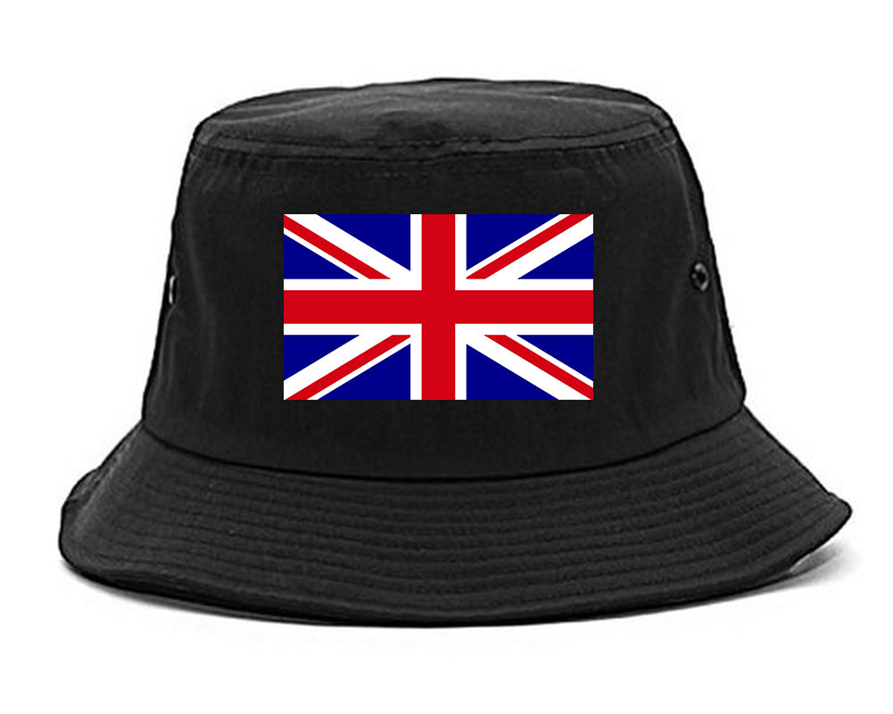 English_England_Flag Black Bucket Hat