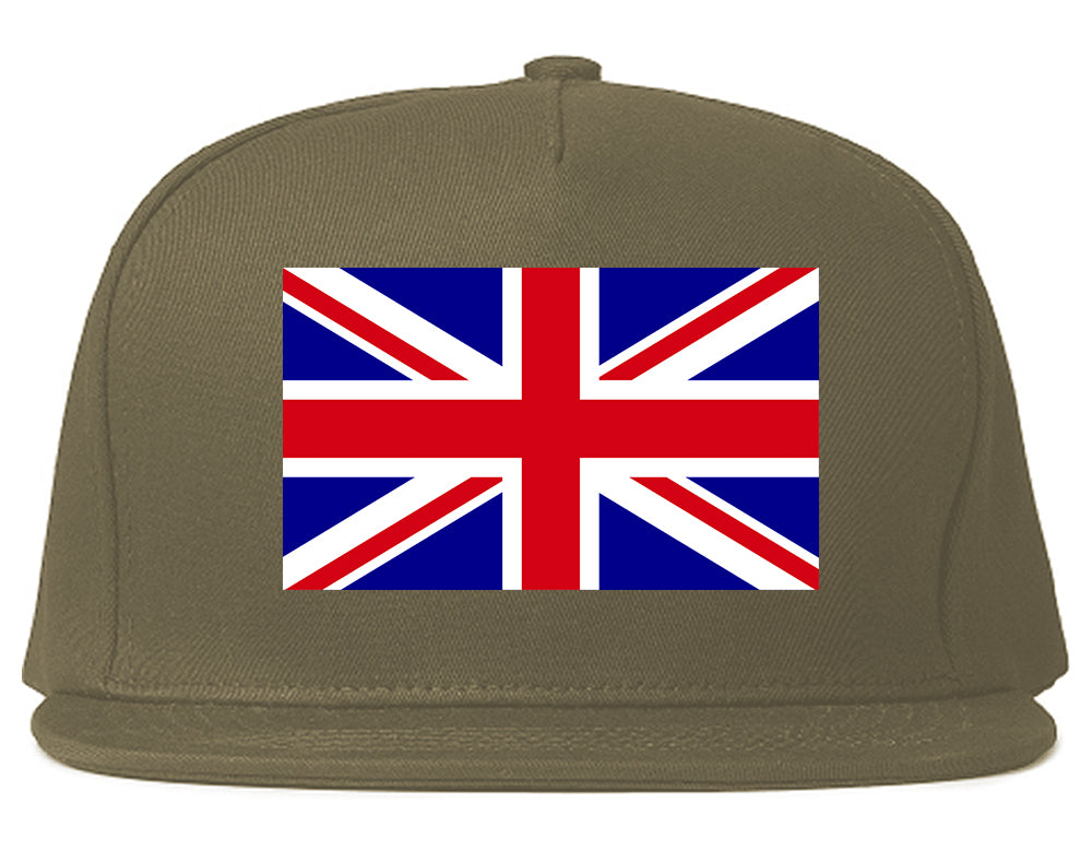 English_England_Flag Grey Snapback Hat