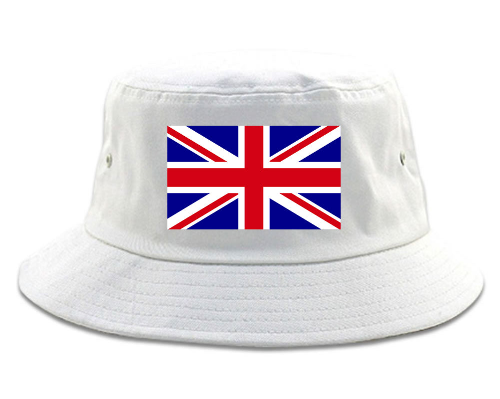 English_England_Flag White Bucket Hat