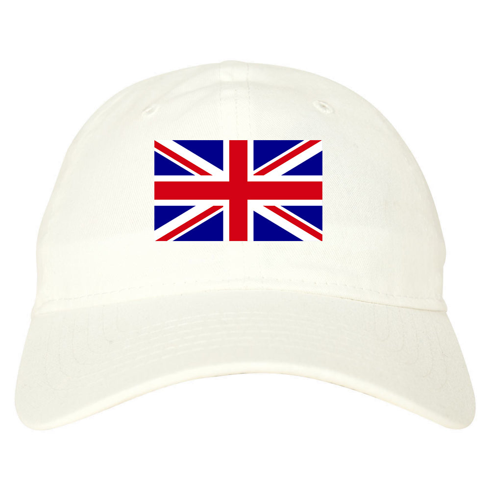 English_England_Flag White Dad Hat