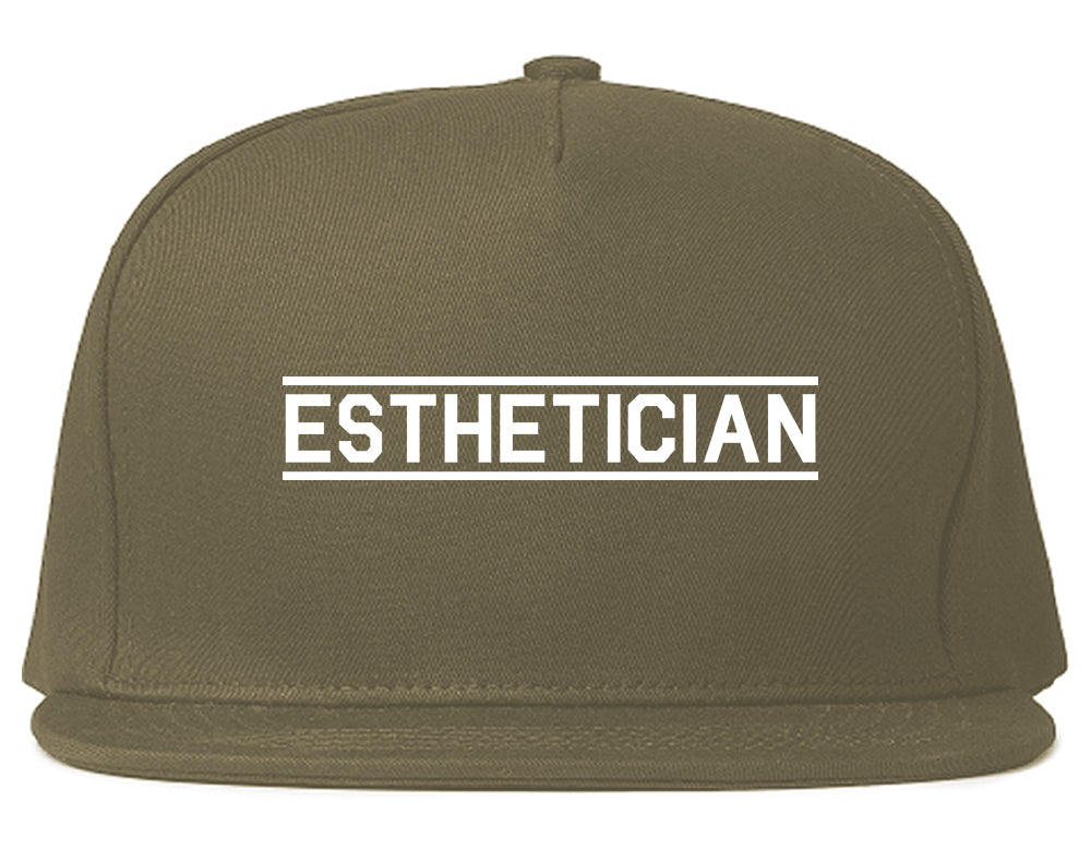 Esthetician Grey Snapback Hat