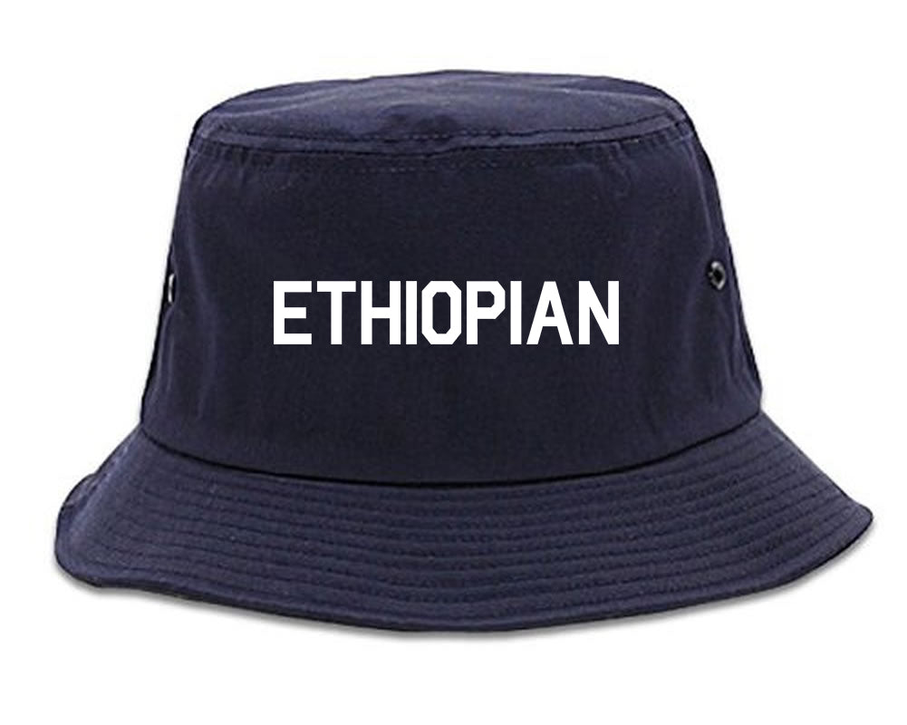 Ethiopian_Colors_Ethiopia Navy Blue Bucket Hat